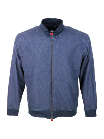 Kiton Sweaters In Blue