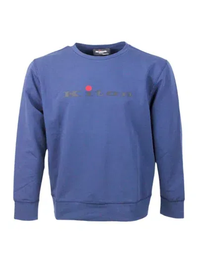 Kiton Sweaters In Blue