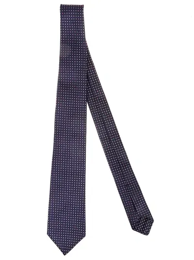 Kiton Tie In Blue