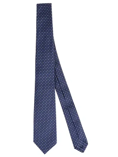 Kiton Tie In Blue