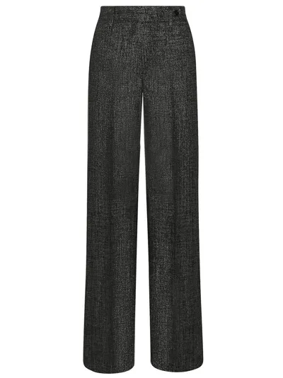 Kiton Trousers Virgin Wool In Black