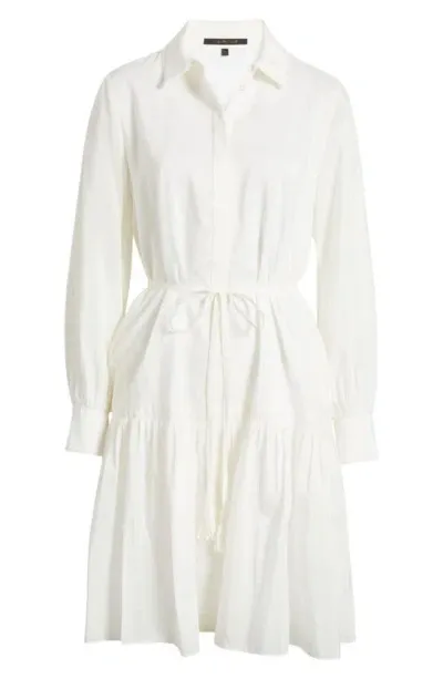 Kobi Halperin Women's Viola Tie-waist Cotton & Silk Minidress In White