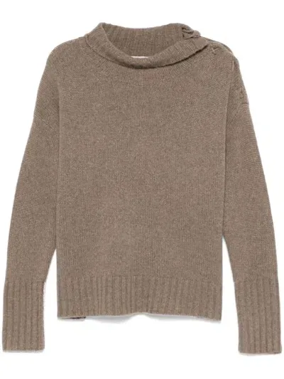 Kristensen Du Nord Cashmere Sweater In Brown