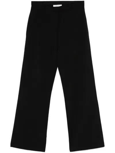 Kristensen Du Nord Straight-leg Trousers In Black