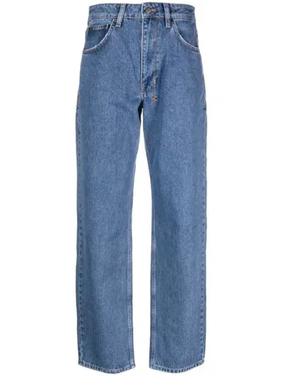 Ksubi Brooklyn Heritage Mid-rise Straight-leg Jeans In Blue