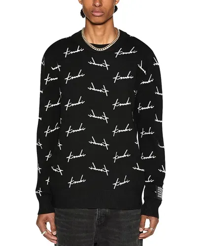 Ksubi Script Logo Sweater In Black