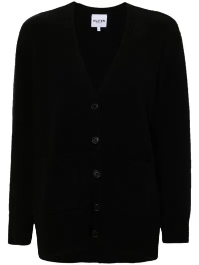 Kujten Any Cardigan In Black