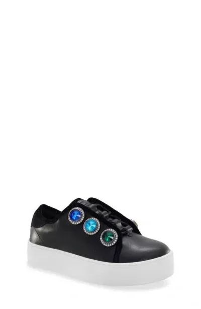 Kurt Geiger London Kids' Mini Laney Octavia Sneaker In Black