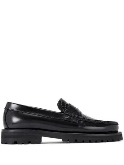 Kurt Geiger Luis Cleat Loafers In Black