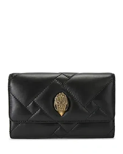 Kurt Geiger Puffed Wallet On A Chain In Black