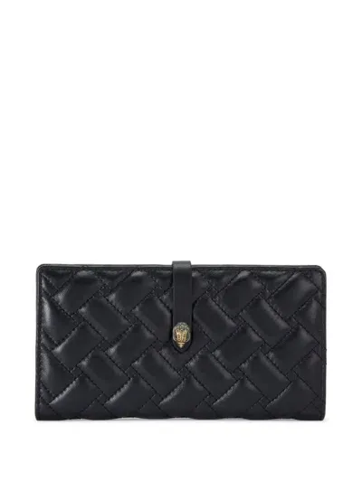 Kurt Geiger Quilted Wallet In Black