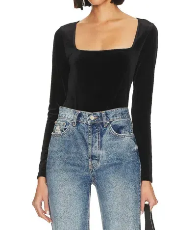 L Agence Kinley Top In Black