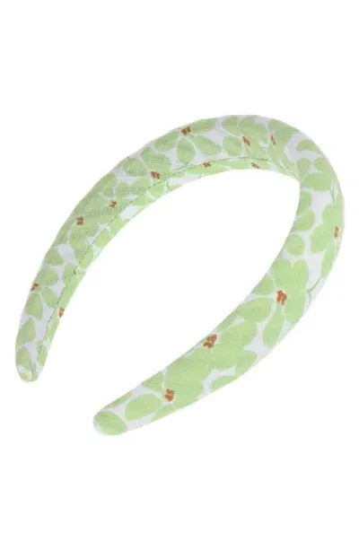 L Erickson Daisy Chain Headband In Green