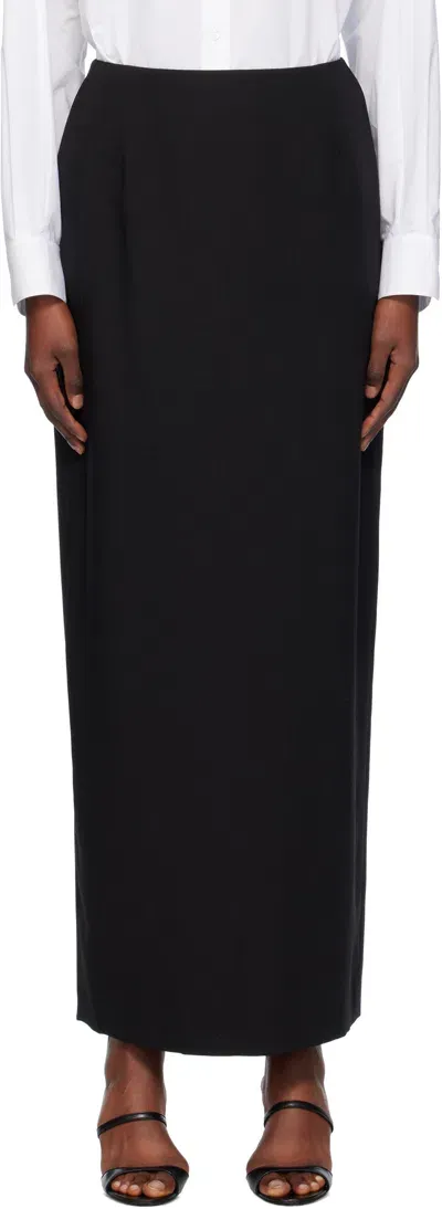 La Collection Black Valeria Maxi Skirt