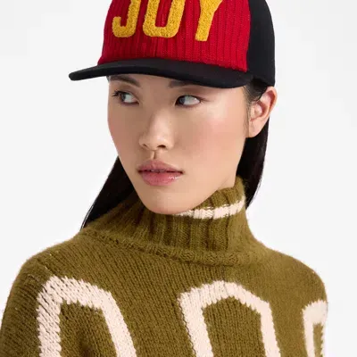 La Doublej Babeball Cap In Solid Red