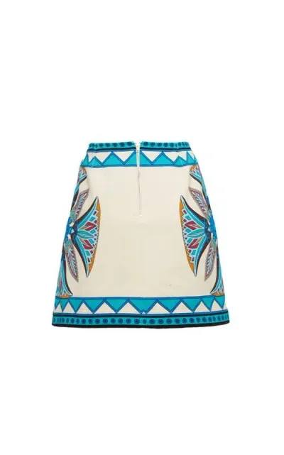 La Doublej Foulard Mini Skirt Lotus Placée Ivory