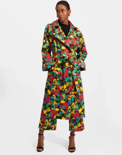 La Doublej Milano Trench Coat In Vines