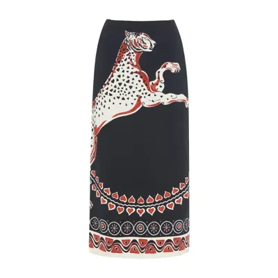 La Doublej Pencil Skirt In Black