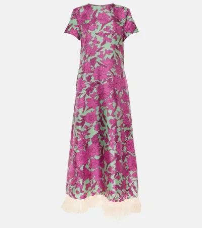 La Doublej Swing Maxi Dress In Lilium Purple