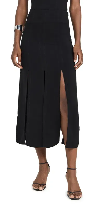 La Ligne Carwash Skirt Black