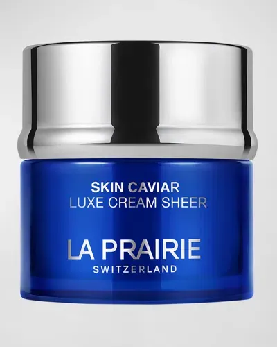 La Prairie Skin Caviar Luxe Cream Sheer Moisturizer, 1.7 Oz. In Blue