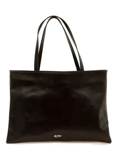 La Rose Tote Bag Nero In Black