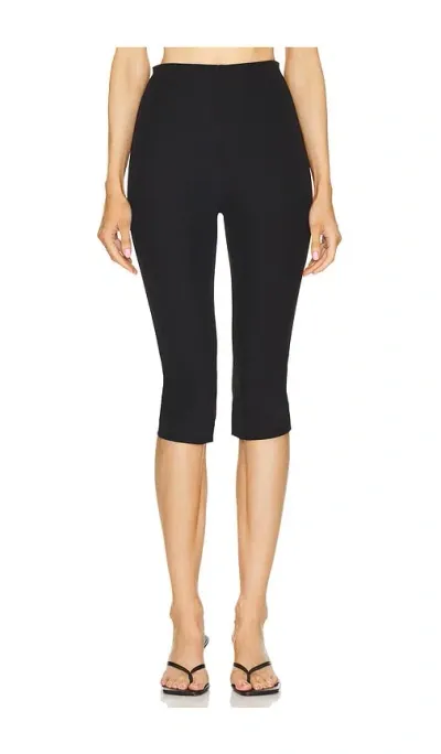 L'academie By Marianna Athina Capri Pant In Black