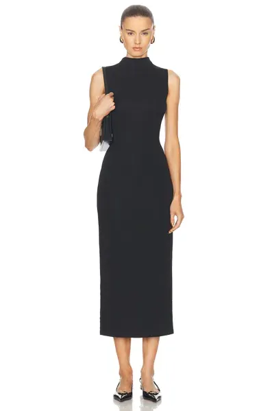 L'academie By Marianna Belmore Midi Dress In Black