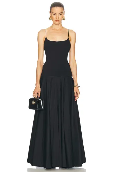 L'academie By Marianna Laure Maxi Dress In Black