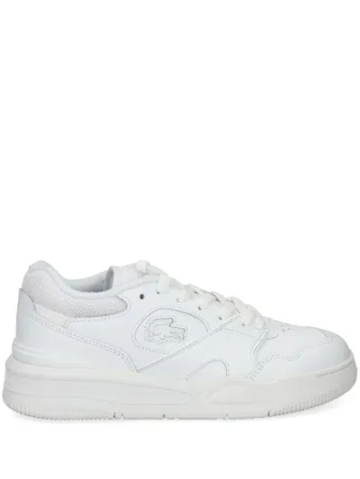 Lacoste Lineshot Leather Sneakers In White