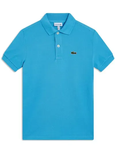 Lacoste Kids' Logo Polo Shirt In Blue