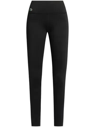 Lacoste Mini Pocket Leggings In Black