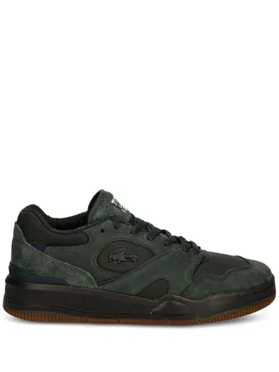 Lacoste Suede Low-top Sneakers In Green