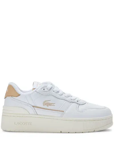 Lacoste T-clip Platform Sneakers In White