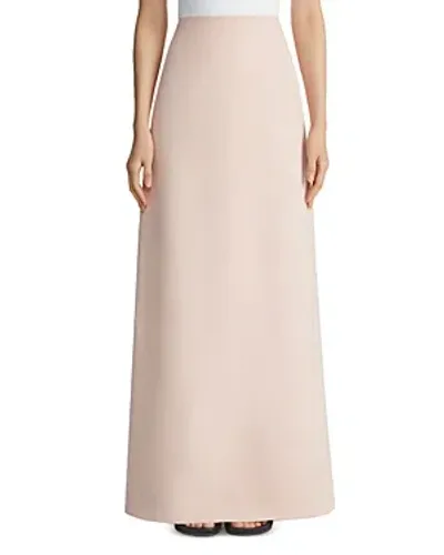 Lafayette 148 Back Slit Maxi Skirt In Bluff Pink