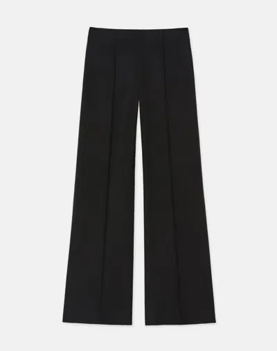 Lafayette 148 Boiled Wool-cashmere Jersey Beekman Ankle Pant In Black