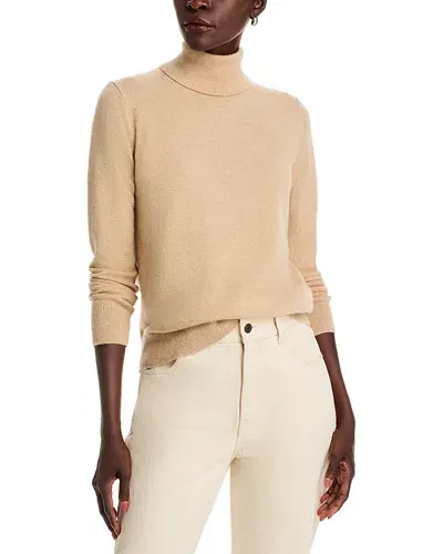 Lafayette 148 Cashmere Turtleneck Sweater In Dune Melange