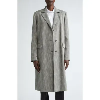 Lafayette 148 New York Herringbone Coat In Vineyard Multi