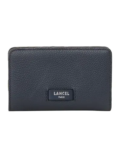 Lancel Compact Wallet In Blue