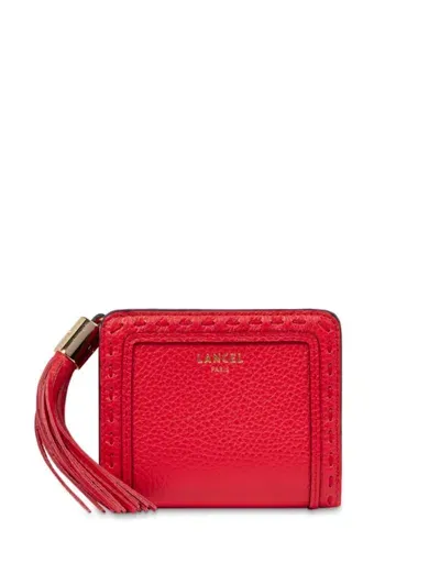 Lancel Medium Premier Flirt Wallet In Red