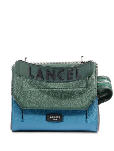 Lancel Mini Leather Cross Bag In Blue