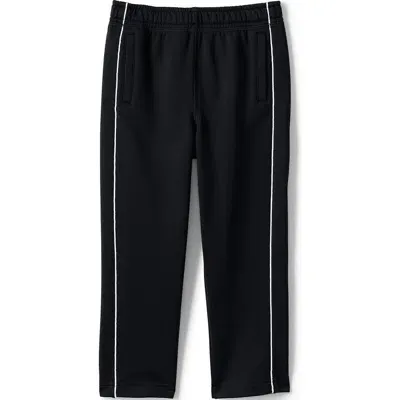 Lands' End School Uniform Kids Active Track Pants In Black