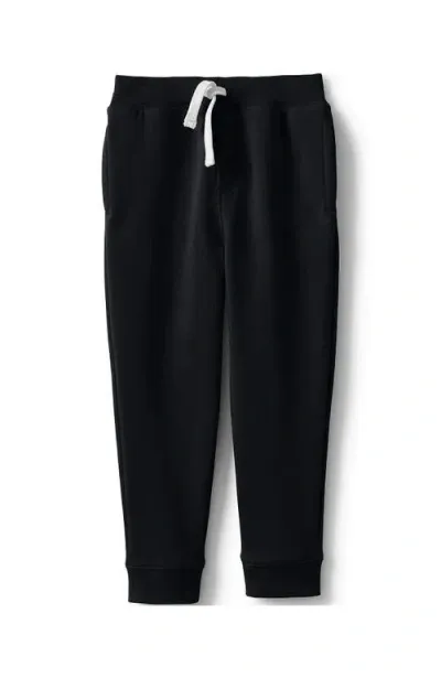 Lands' End School Uniform Kids Jogger Sweatpants In Black