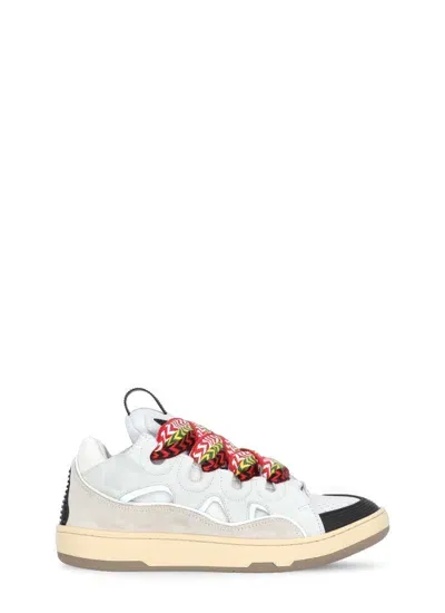 Lanvin Curb Skate Sneakers In White