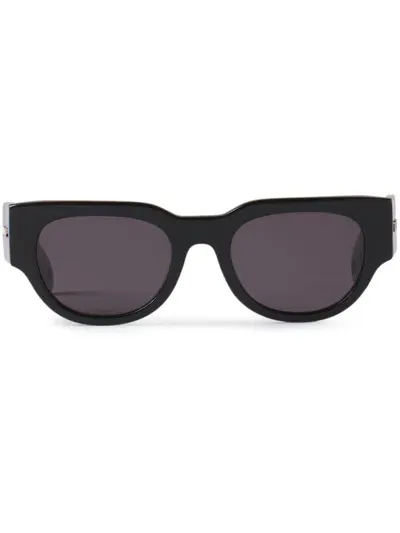 Lanvin Geometric-frame Sunglasses In Black