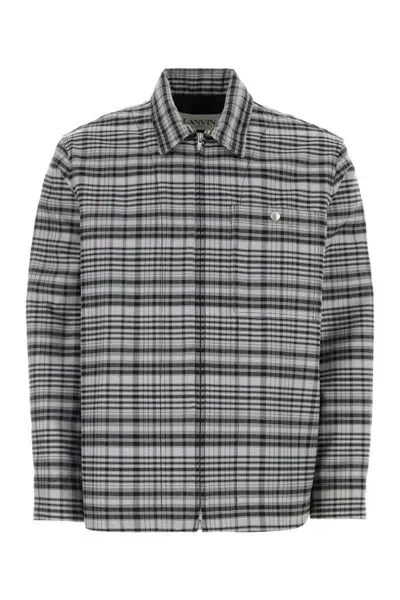 Lanvin Checked Long In Multicolor