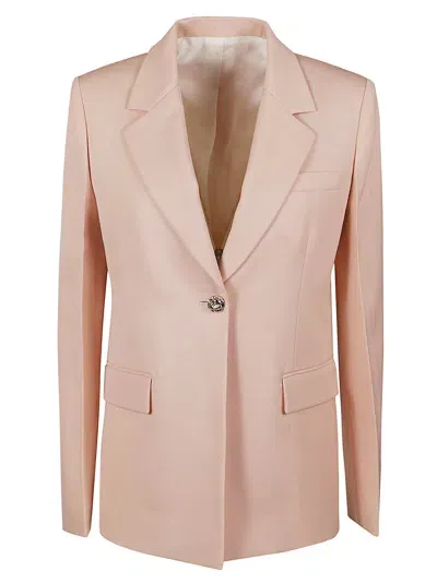 Lanvin Single-buttoned Blazer In Pink