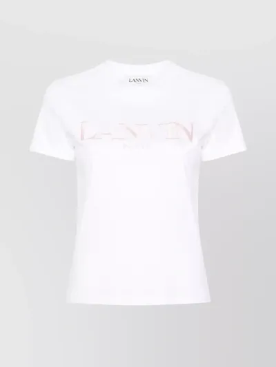 Lanvin T-shirt Logo In White