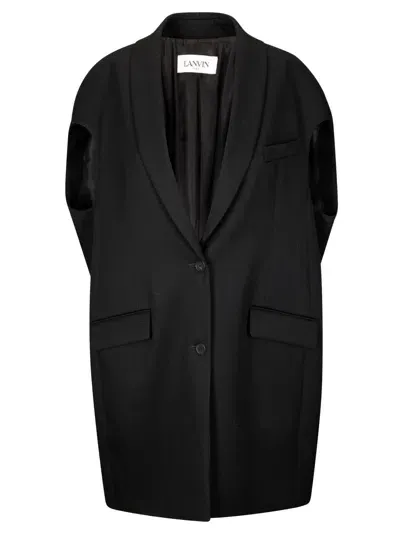 Lanvin Sleeveless Jacket In Black