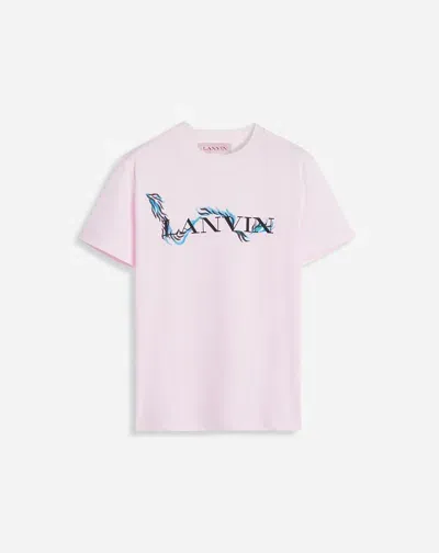 Lanvin T-shirt Imprimé Pour Femme In Pink